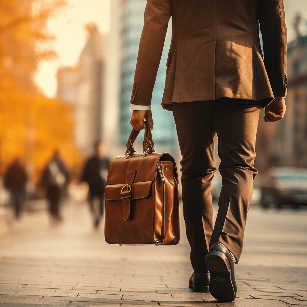 Confident attorney